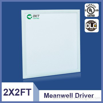 White Trim DLC UL 2x2ft 40w 55w led panel light white
